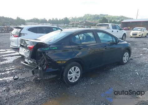 2025 Nissan Versa 1.6 S z USA, uszkodzony, nr VIN 3N1CN8DV0SL834216